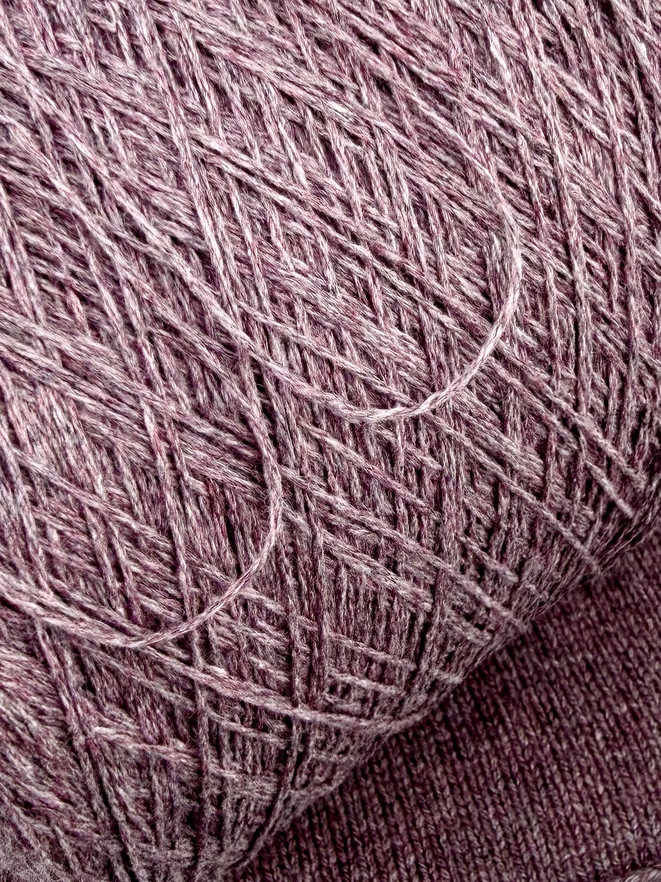 G&G Filati Divino 3/14 – Filato cashmere seta Malva polveroso
